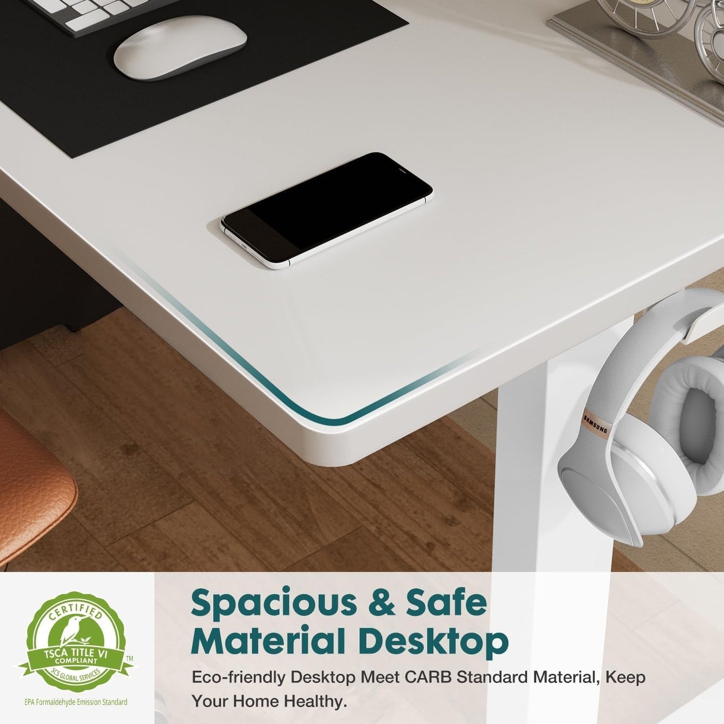 55" Electric Standing Desk - Adjustable Height