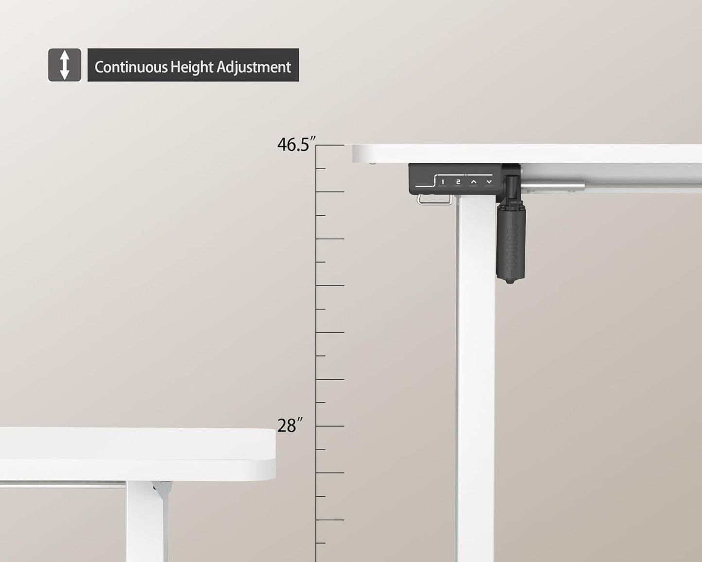 40” Electric Standing Desk – Home Office Workstation