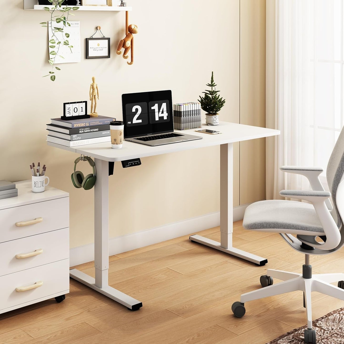 40” Electric Standing Desk – Home Office Workstation