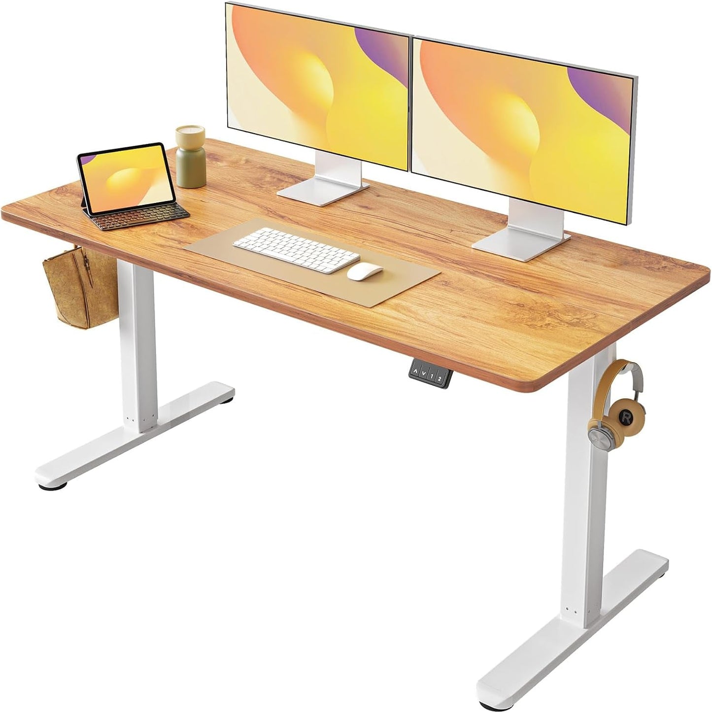 55” Electric Standing Desk – Height Adjustable with Memory Settings