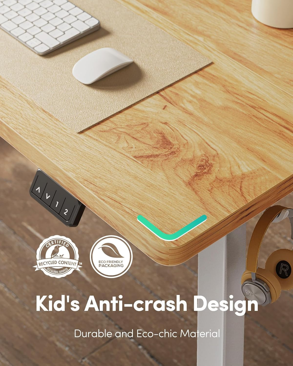 55” Electric Standing Desk – Height Adjustable with Memory Settings